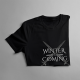 Winter is coming - męska koszulka z nadrukiem