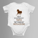 Pakuj moje pieluchy tato - konie - body dziecięce z nadrukiem