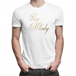 Pan Młody - męska koszulka z nadrukiem