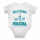 Moja mama jest położną - body dziecięce z nadrukiem
