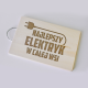 Najlepszy elektryk w całej wsi - drewniana deska z grawerem