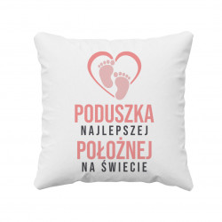Poduszka najlepszej księgowej na świecie - poduszka z nadrukiem