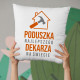 Poduszka najlepszego dekarza na świecie - poduszka z nadrukiem