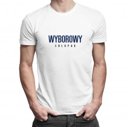 Wyborowy chłopak - męska koszulka z nadrukiem
