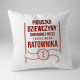 Poduszka dziewczyny ratownika - poduszka z nadrukiem