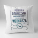 Poduszka dziewczyny chronionej przez troskliwego wędkarza - poduszka z nadrukiem