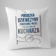 Poduszka dziewczyny chronionej przez troskliwego kucharza