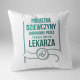 Poduszka dziewczyny chronionej przez troskliwego lekarza