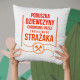 Poduszka dziewczyny chronionej przez troskliwego strażaka