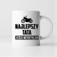 Najlepszy tata jeździ motocyklem - kubek z nadrukiem
