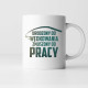 Urodzony do wędkowania, zmuszony do pracy - kubek