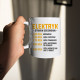 Elektryk: stawka godzinowa - kubek z nadrukiem