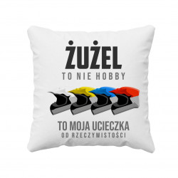 Żużel to nie hobby - poduszka z nadrukiem