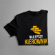 Najlepszy kierownik budowy we wsi - męska koszulka z nadrukiem