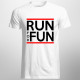 Run For Fun - męska koszulka z nadrukiem