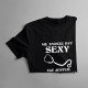 Nie znoszę być sexy, ale jestem doktorem - męska koszulka z nadrukiem