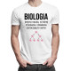 Nauka biologii - męska koszulka z nadrukiem