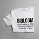Nauka biologii - męska koszulka z nadrukiem