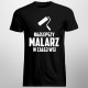 Najlepszy malarz w całej wsi - męska koszulka z nadrukiem