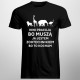 Jestem zootechnikiem bo to kocham - męska koszulka z nadrukiem