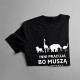 Jestem zootechnikiem bo to kocham - męska koszulka z nadrukiem