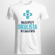Najlepszy okulista w całej wsi - damska lub męska koszulka z nadrukiem