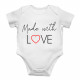 Made with love - body dziecięce z nadrukiem