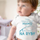 Pakuj moje pieluchy mamo - ryby - body dziecięce z nadrukiem