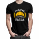 Pieczenie to moja pasja - męska koszulka z nadrukiem
