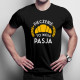 Pieczenie to moja pasja - męska koszulka z nadrukiem