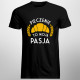 Pieczenie to moja pasja - męska koszulka z nadrukiem
