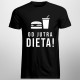 Od jutra dieta - męska koszulka z nadrukiem