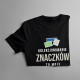 Kolekcjonowanie znaczków to moje kardio - męska koszulka z nadrukiem