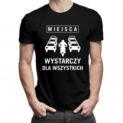 Miejsca wystarczy dla wszystkich - męska koszulka z nadrukiem