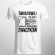 Światowej sławy kolekcjoner znaczków - męska koszulka z nadrukiem