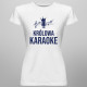 Królowa karaoke - damska koszulka z nadrukiem