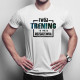 Twój trening to moja rozgrzewka - męska koszulka z nadrukiem