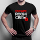 Escape room crew - męska koszulka z nadrukiem