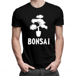 Drzewko bonsai - męska koszulka z nadrukiem