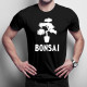 Drzewko bonsai - męska koszulka z nadrukiem