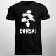 Drzewko bonsai - męska koszulka z nadrukiem