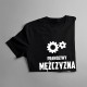 Prawdziwy mężczyzna nie potrzebuje instrukcji - męska koszulka z nadrukiem