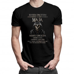 Jestem facetem z maja. Mam 3 oblicza - męska koszulka z nadrukiem