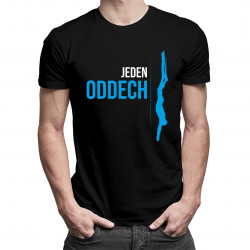 Jeden oddech - freediving - męska koszulka z nadrukiem