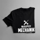 Najlepszy mechanik w całej wsi - męska koszulka z nadrukiem