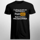 Coding saved me from being a pornstar, now i'm just a programmer - męska koszulka z nadrukiem