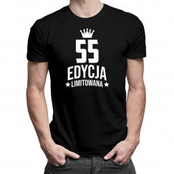 55 lat Edycja Limitowana - męska koszulka z nadrukiem - prezent na urodziny