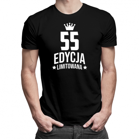 55 lat Edycja Limitowana - męska koszulka z nadrukiem - prezent na urodziny