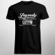 Legendy rodzą się w Lutym - męska koszulka z nadrukiem