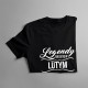 Legendy rodzą się w Lutym - męska koszulka z nadrukiem